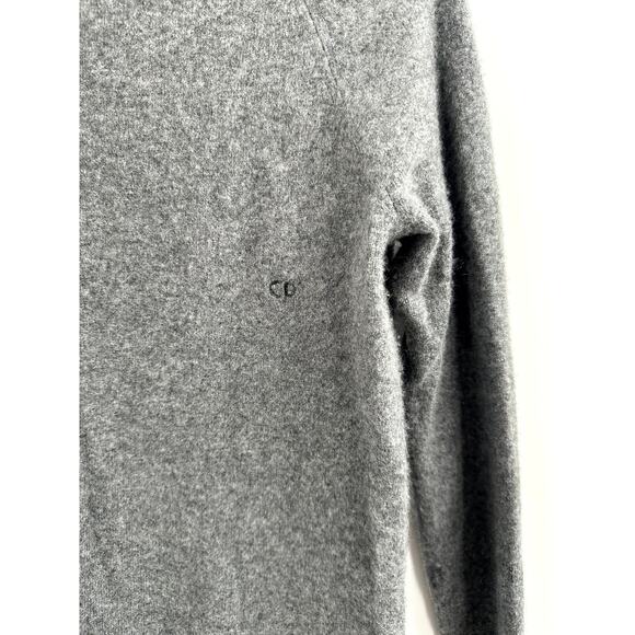 Chinti & Parker Grey 100% Cashmere V Neck Sweater Size Extra Small - Picture 5 of 6